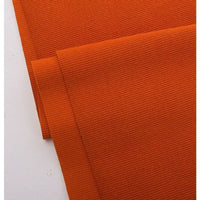 Tissu côtelé uni en coton au mètre | Maille côtelée extensible 2x2