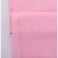 Tissu côtelé uni en coton au mètre | Maille côtelée extensible 2x2