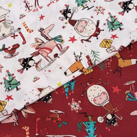 Tissu pour Noël 100 % coton au mètre