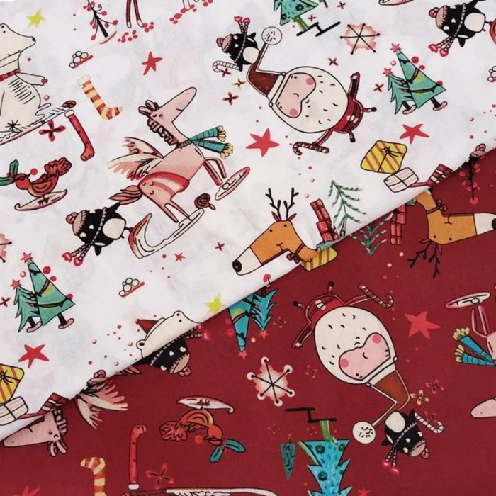 Tissu pour Noël 100 % coton au mètre