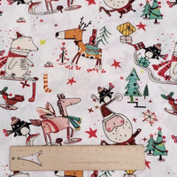 Tissu pour Noël 100 % coton au mètre