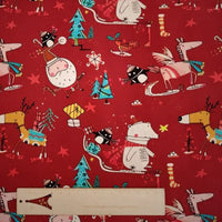 Tissu pour Noël 100 % coton au mètre