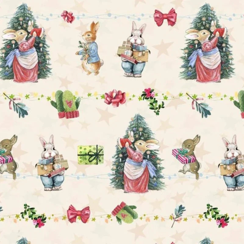 Tissu pour Noël 100 % coton au mètre