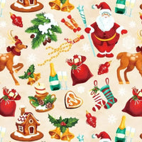Tissu pour Noël 100 % coton au mètre