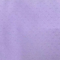 Tissu jersey pointelle 100% coton de Longan Craft France, léger et doux, avec motif jacquard discret de petits clusters réguliers. Idéal pour DIY body bébé. Vendu au mètre.