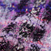 Tweed violet au mètre