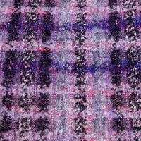 Tweed violet au mètre