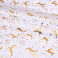 Tissu de Noël en satin au mètre