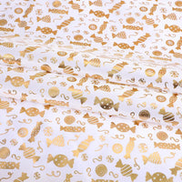 Tissu de Noël en satin au mètre