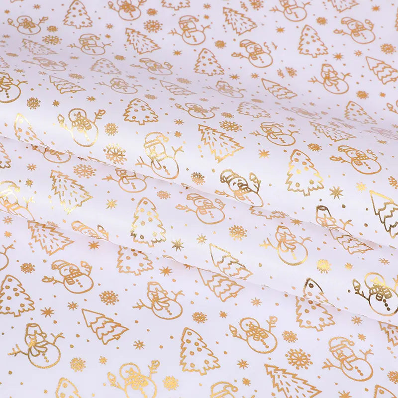 Tissu de Noël en satin au mètre