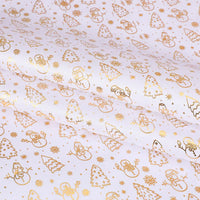 Tissu de Noël en satin au mètre