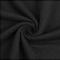 Gros plan sur le Tissu piqué motif œil d'oiseau à fil simple de Longan Craft France, montrant son tissage noir respirant, torsadé en spirale - idéal pour les polos et les T-shirts DIY de l'été.