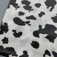 Minky motif vache doux au mètre