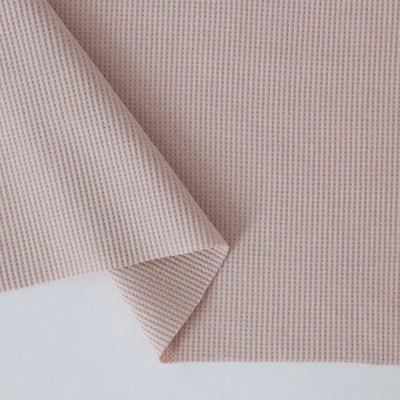 Tissu coton gaufré uni au mètre