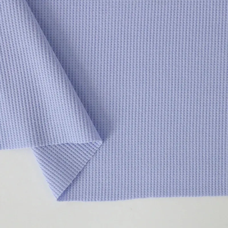 Tissu coton gaufré uni au mètre