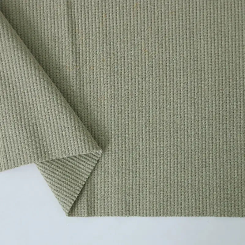 Tissu coton gaufré uni au mètre