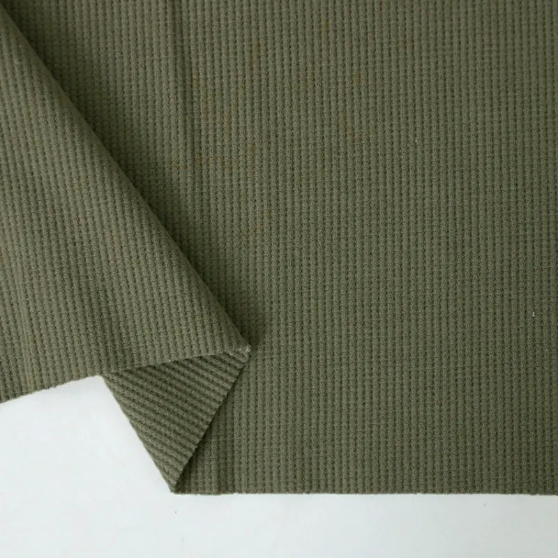 Tissu coton gaufré uni au mètre