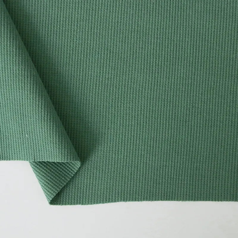 Tissu coton gaufré uni au mètre