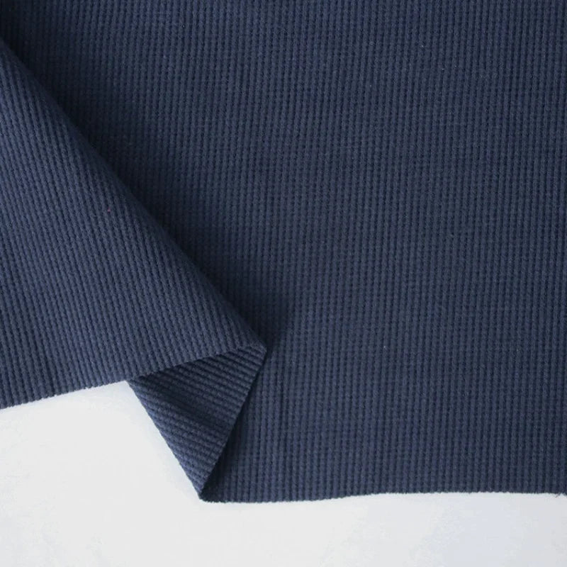 Tissu coton gaufré uni au mètre