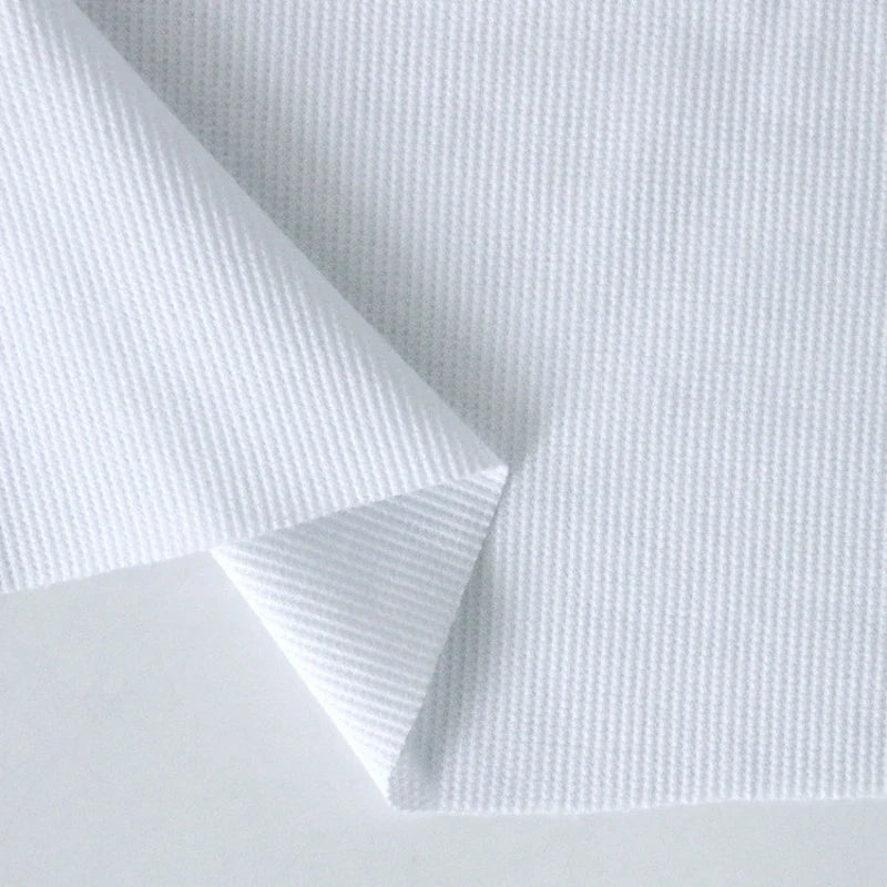 Tissu coton gaufré uni au mètre
