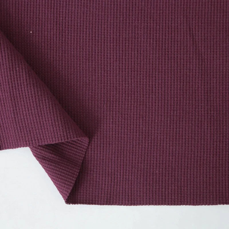 Tissu coton gaufré uni au mètre