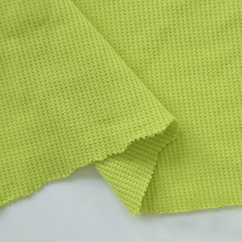 Tissu coton gaufré uni au mètre