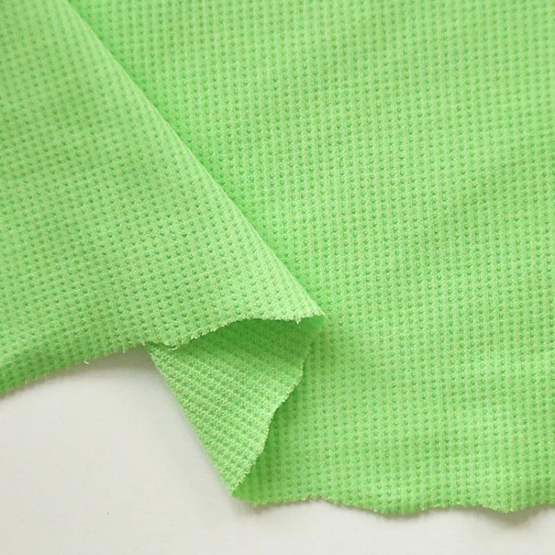 Tissu coton gaufré uni au mètre