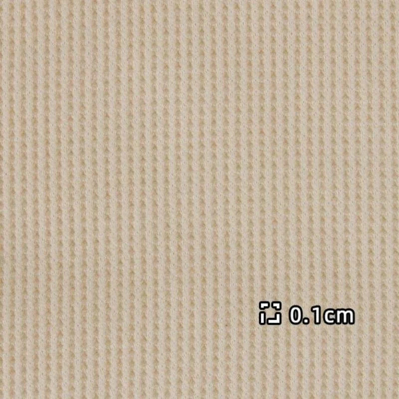 Tissu coton gaufré uni au mètre