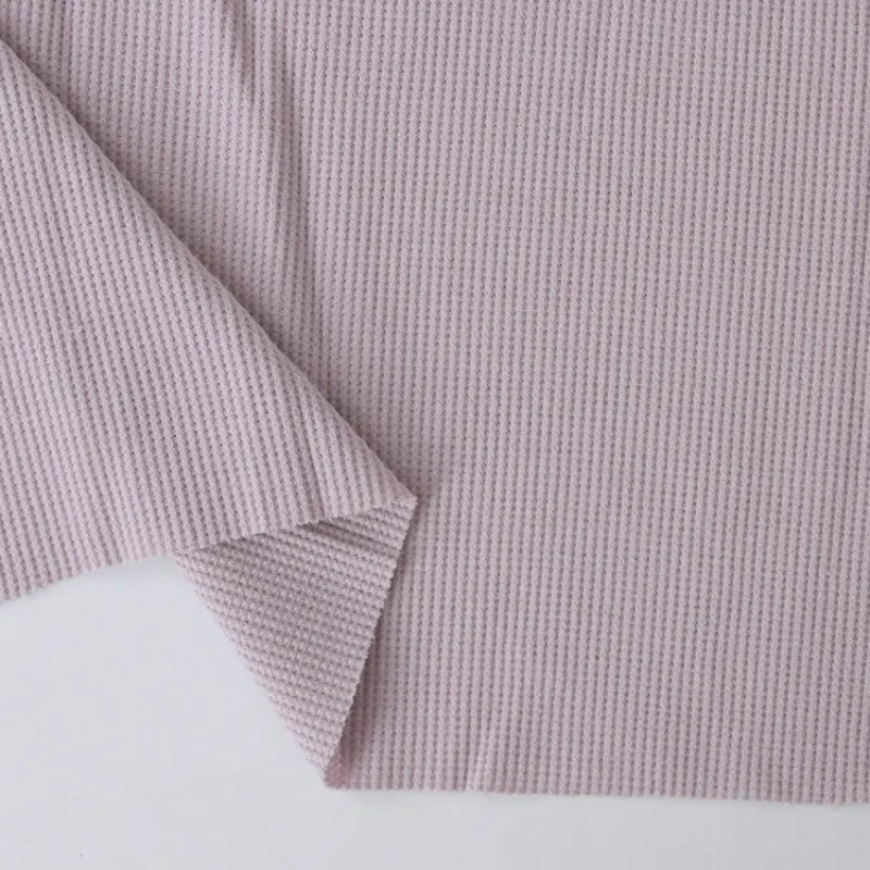 Tissu coton gaufré uni au mètre