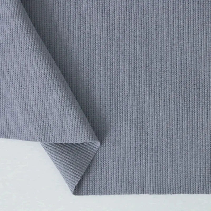 Tissu coton gaufré uni au mètre