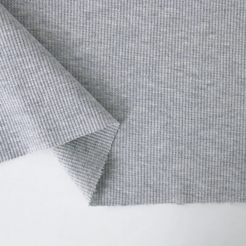 Tissu coton gaufré uni au mètre