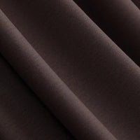 Gros plan sur le Jersey modal uni au mètre de Longan Craft France - marron foncé, texture lisse, tissu coton-modal finement tissé et doux. Textile respirant idéal pour les vêtements de nuit et parfait pour la couture d'enfants.