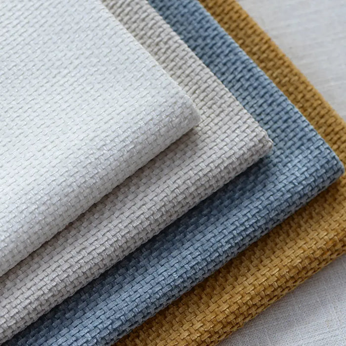 Tissu chenille uni tissé au mètre