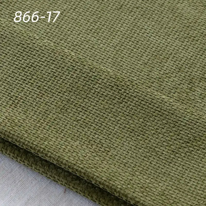 Tissu chenille uni tissé au mètre