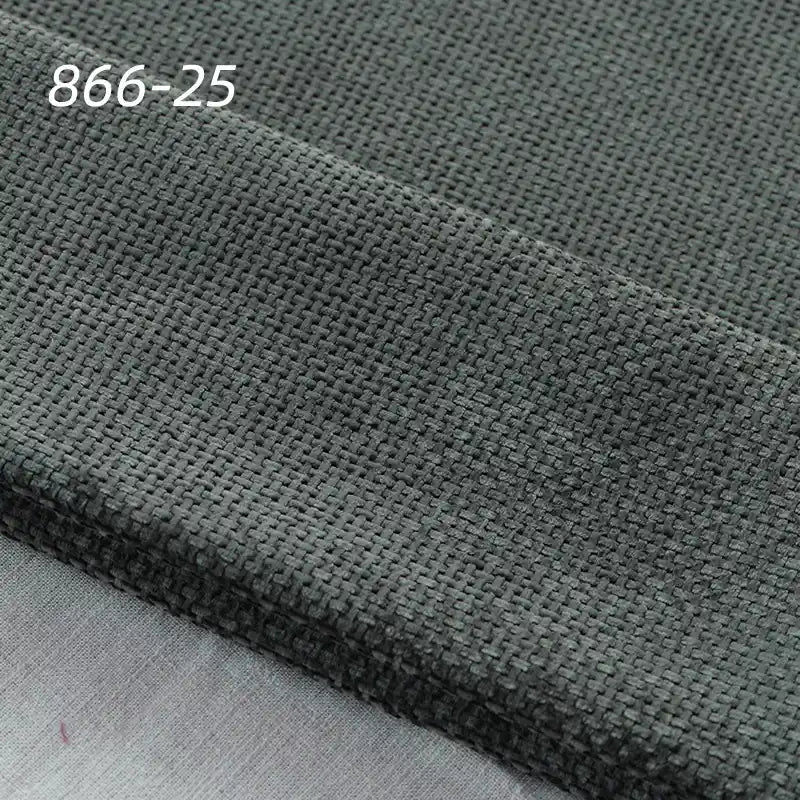 Tissu chenille uni tissé au mètre