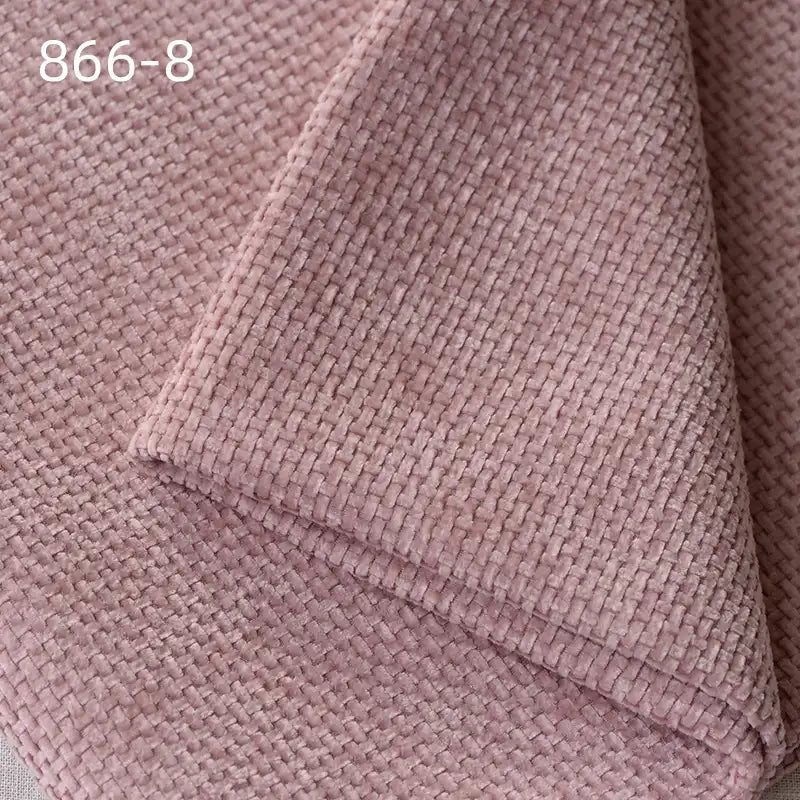 Tissu chenille uni tissé au mètre