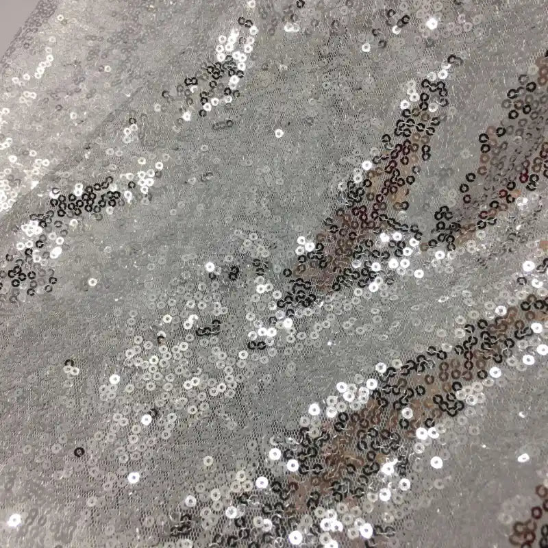 Tissu pailleté uni au mètre