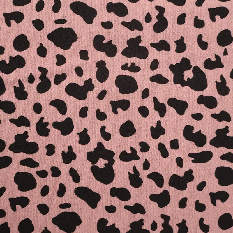 Tissu en coton imprimé motif vache au mètre