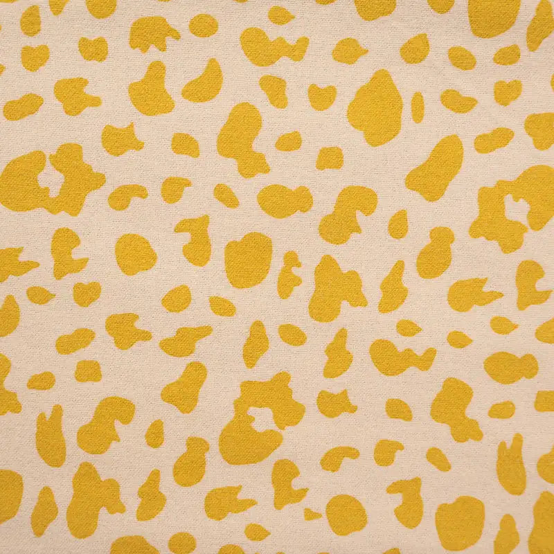 Tissu en coton imprimé motif vache au mètre