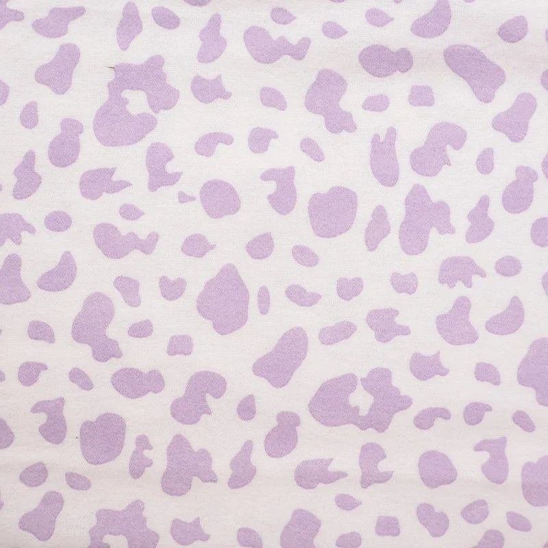 Tissu en coton imprimé motif vache au mètre