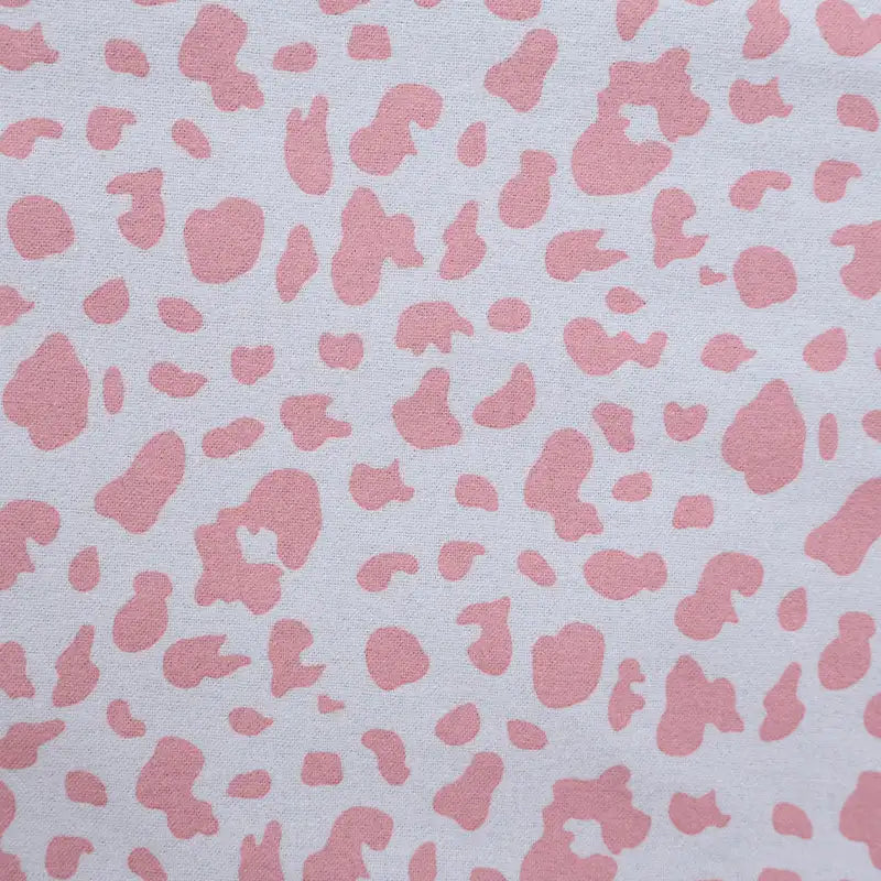 Tissu en coton imprimé motif vache au mètre