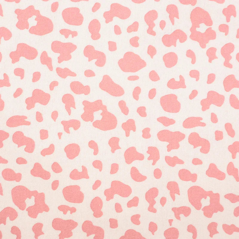 Tissu en coton imprimé motif vache au mètre
