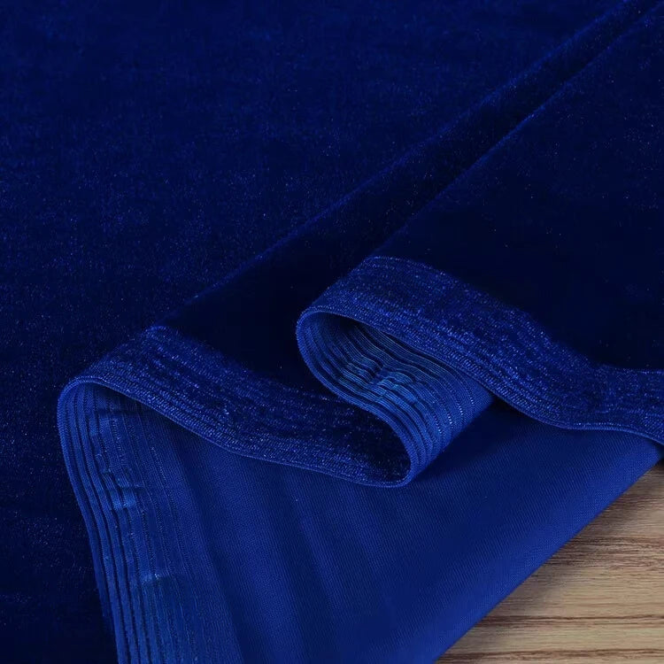Tissu velours extensible au mètre