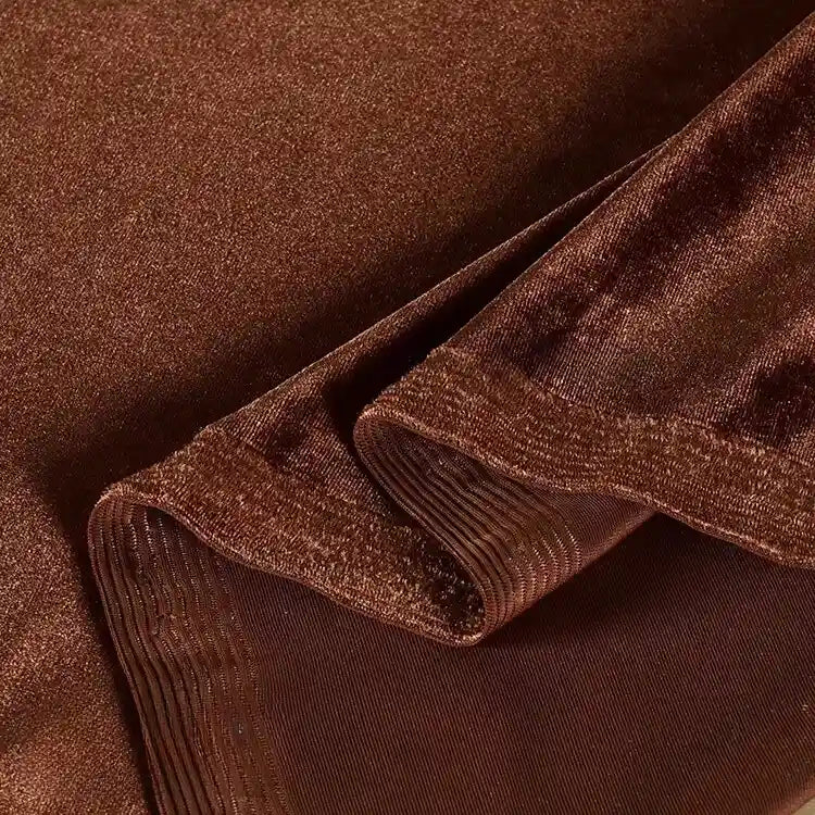 Tissu velours extensible au mètre