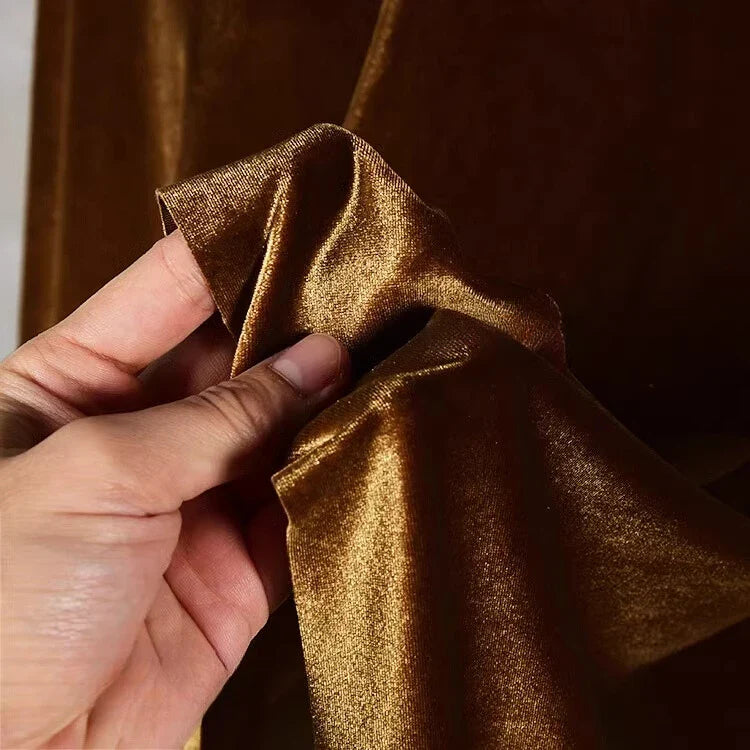 Tissu velours extensible au mètre