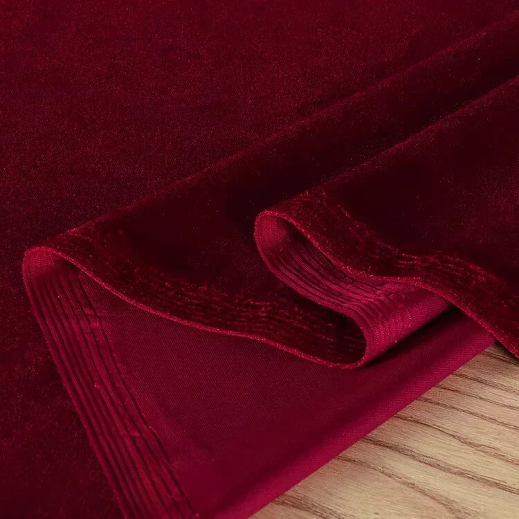 Tissu velours extensible au mètre