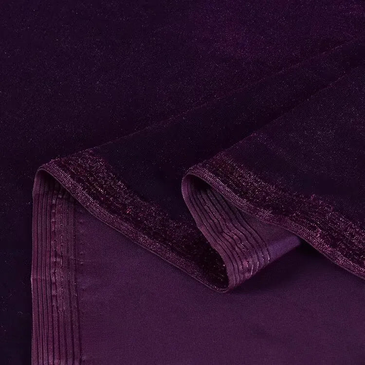 Tissu velours extensible au mètre