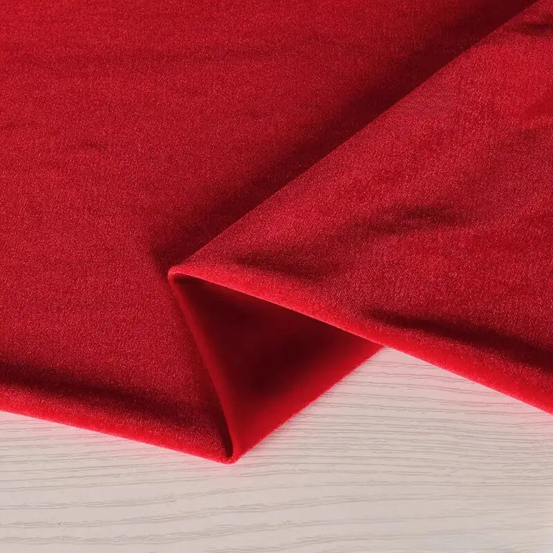 Tissu velours extensible au mètre
