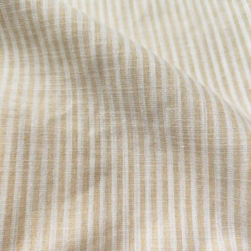 Tissu en lin à rayures au mètre