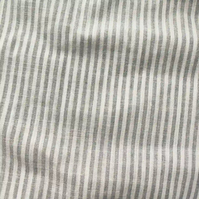 Tissu en lin à rayures au mètre